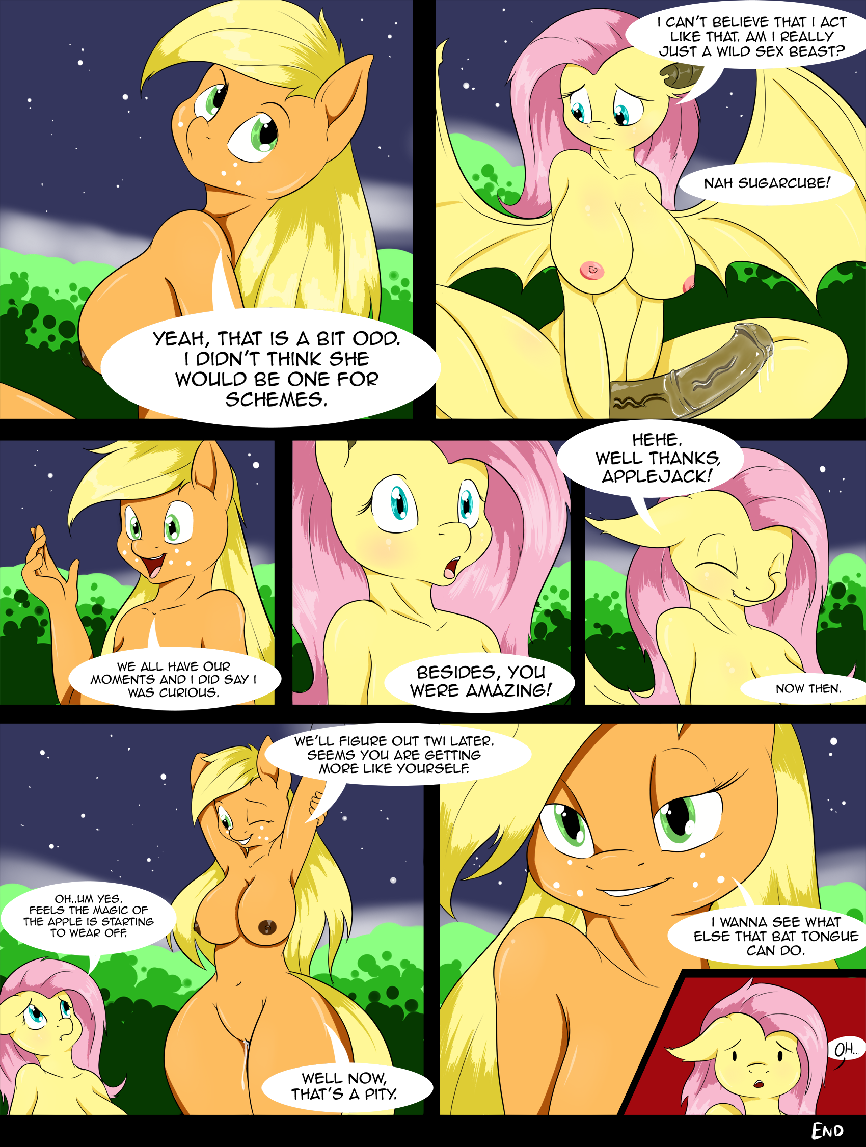Rule34 – If it exists, there is porn of it / suirano, applejack (mlp), flutterbat (mlp), fluttershy (mlp) / 211275