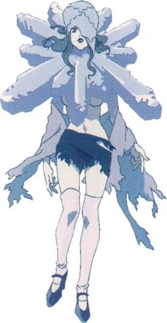 nanamori sayoko, rahxephon, tagme, 00s, 1girl, female focus, full body, high heels, miniskirt, mulian, pink thighhighs, simple background, skirt, solo, standing, thighhighs, torn clothes, torn skirt, white background