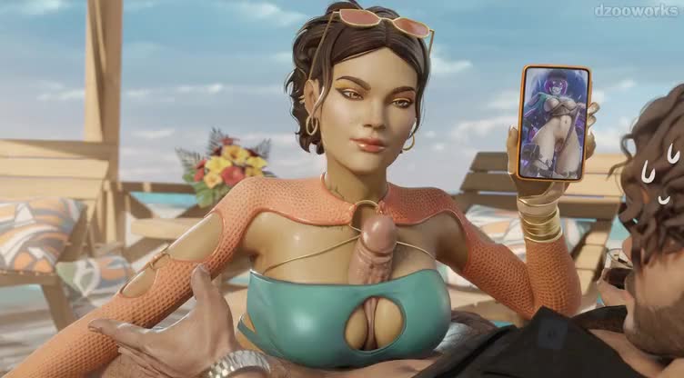 Rule34 – If it exists, there is porn of it / dzooworks, mirage (apex legends) / 8677403