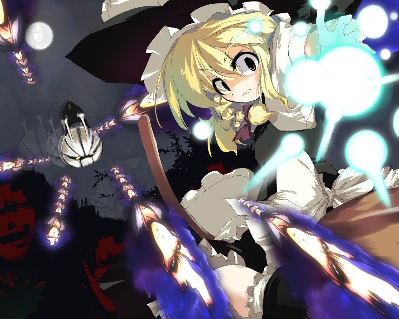 inagata, gym ghingnham, kirisame marisa, turn x, gundam, touhou, turn a gundam, bad id, bad pixiv id, crossover, danmaku, what