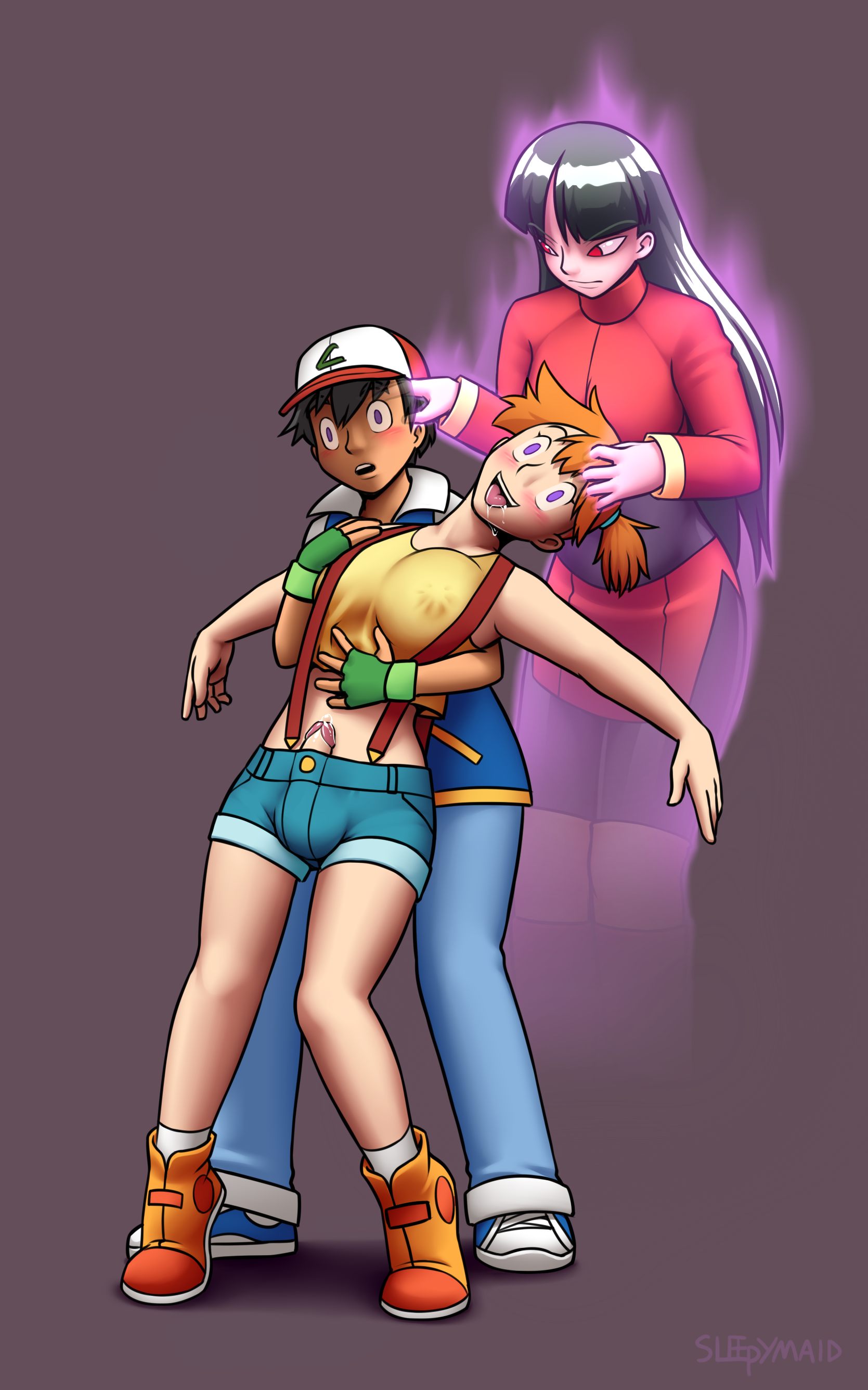 Rule34 – If it exists, there is porn of it / sleepymaid, ash ketchum, kasumi (pokemon), sabrina (pokemon), satoshi (pokemon) / 211835