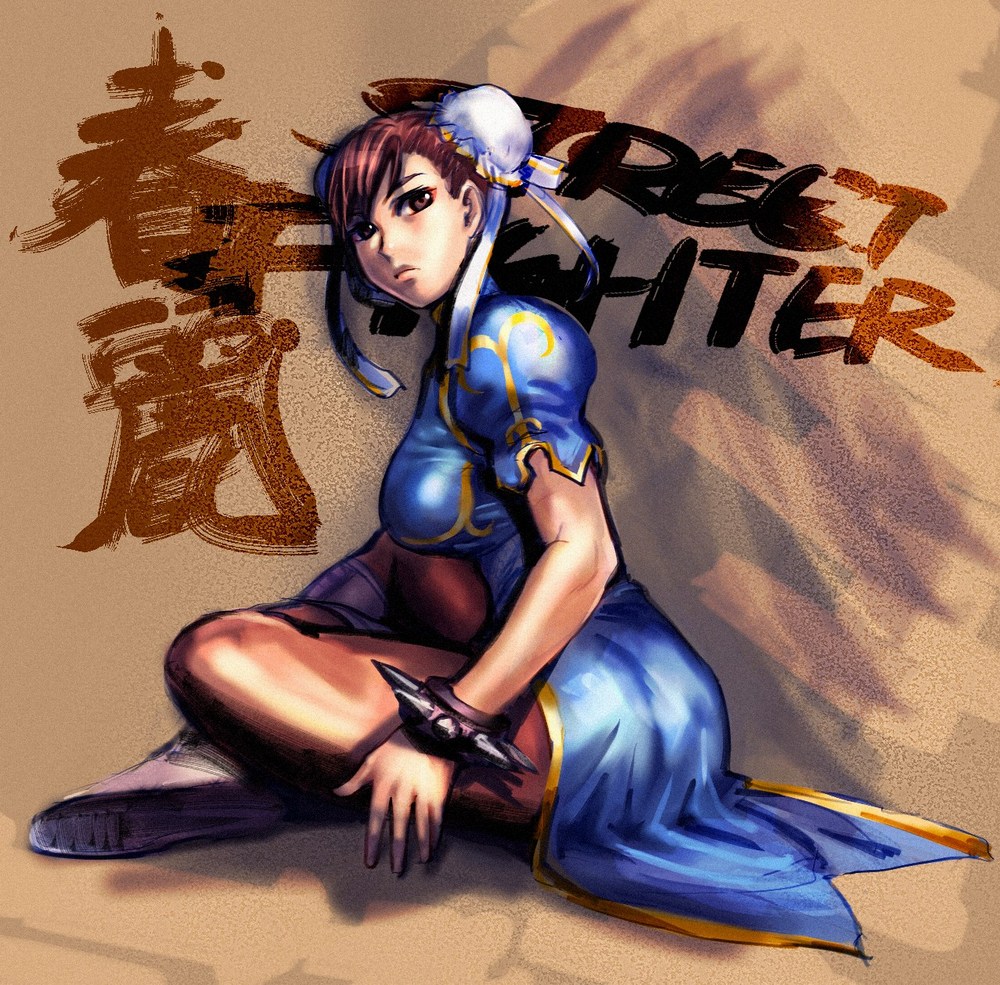 bow (bhp), chun-li, capcom, street fighter, 1girl, boots, china dress, chinese clothes, dress, female focus, pantyhose, pelvic curtain, solo, white boots