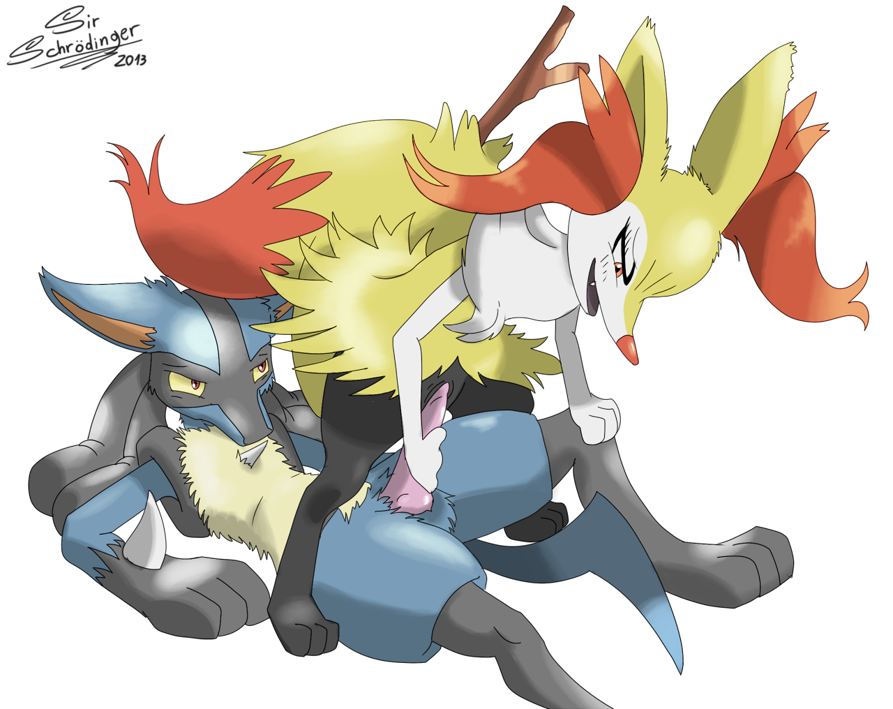 Rule34 – If it exists, there is porn of it / sir schrodinger, big, braixen, lucario / 212312