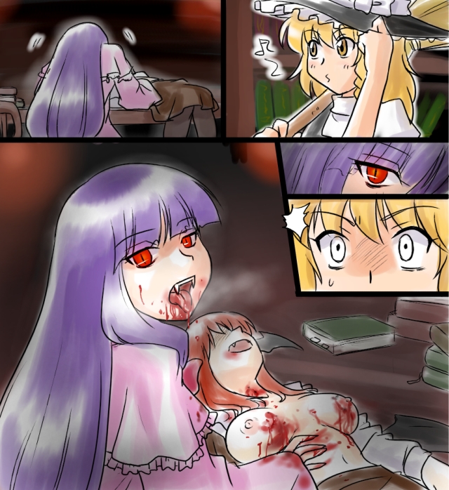 Rule34 – If it exists, there is porn of it / supon, koakuma, marisa kirisame, patchouli knowledge / 212798
