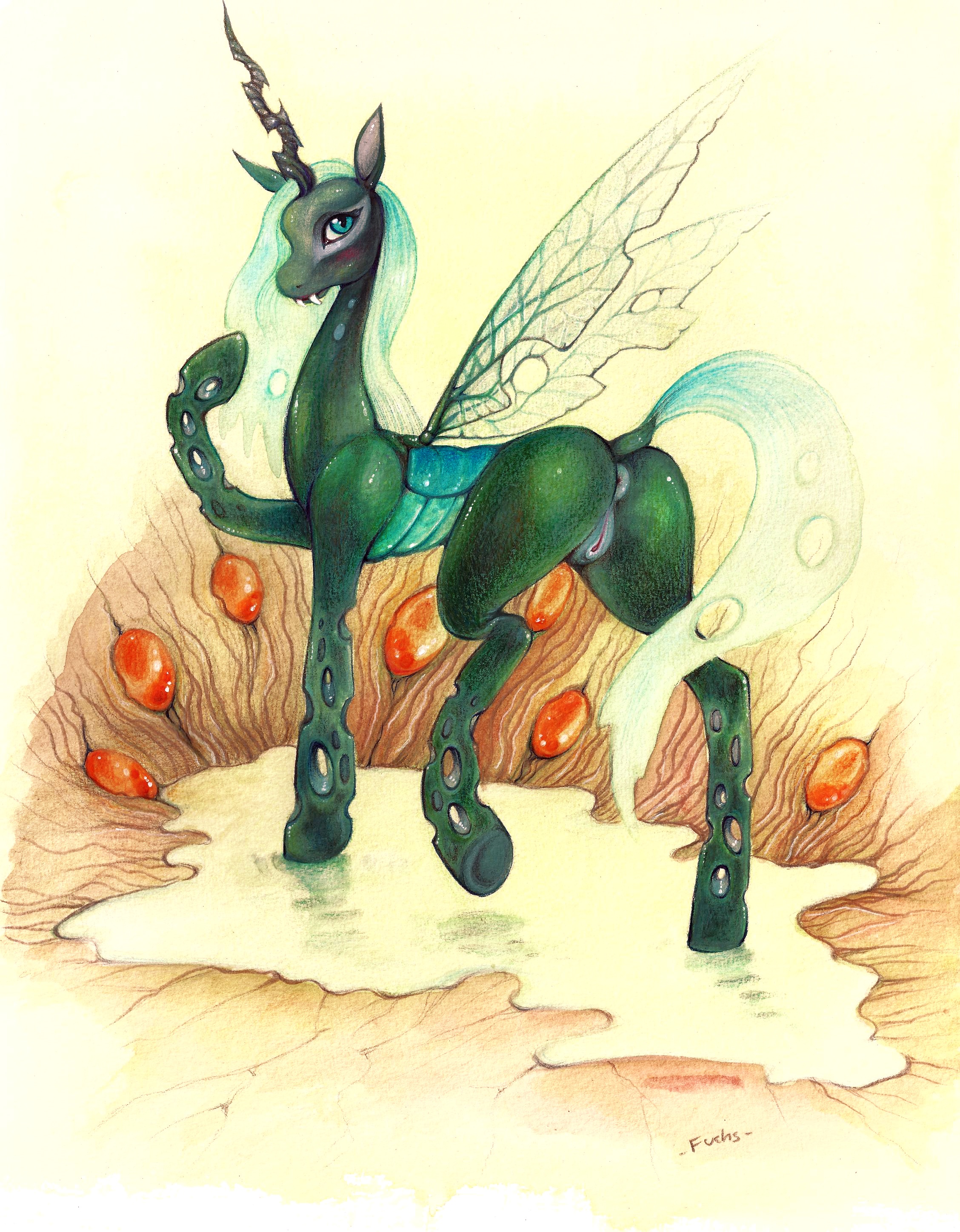 Rule34 – If it exists, there is porn of it / fuchs, queen chrysalis (mlp) / 212904