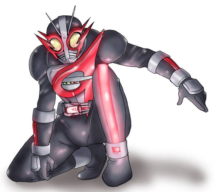 toryuu, kamen rider g, kamen rider, kamen rider g (movie), kamen rider g (series), bad id, bad pixiv id, tagme, 1boy, male focus, solo