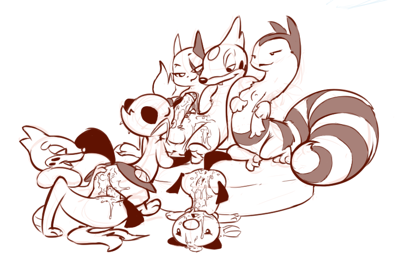 Rule34 – If it exists, there is porn of it / unknown artist, buizel, dewott, floatzel, oshawott, zangoose / 213324