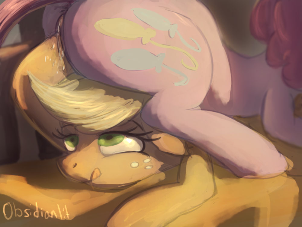 Rule34 – If it exists, there is porn of it / obsidianlit, applejack (mlp), pinkie pie (mlp) / 213819