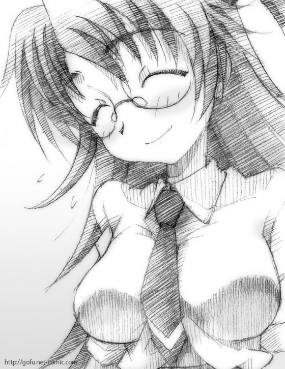 gofu, kazakiri hyouka, toaru majutsu no index, traditional media, 00s, closed eyes, greyscale, monochrome, sketch