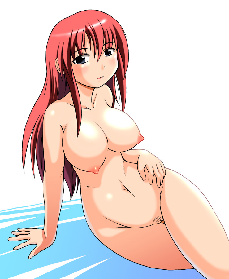 breasts, curvy, hanging breasts, large breasts, nude, pubic hair, uncensored