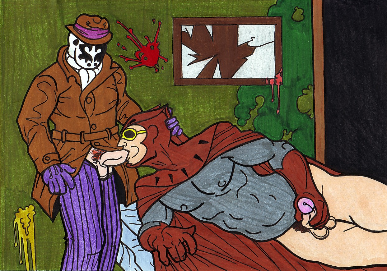 Rule34 – If it exists, there is porn of it / kidnova, nite owl, rorschach / 214031