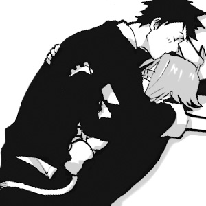 gokudera hayato, yamamoto takeshi, katekyo hitman reborn!, lowres, 00s, 8059, bug, hug, male focus, monochrome, sleeping, yaoi