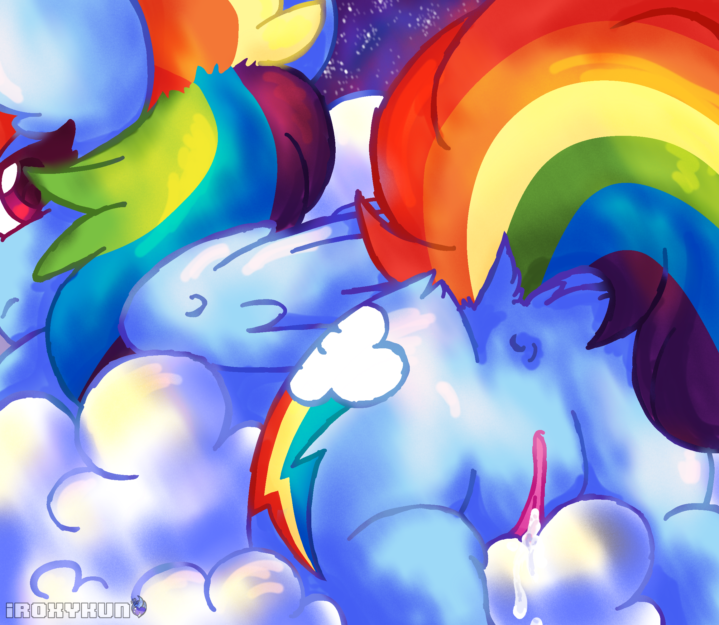 Rule34 – If it exists, there is porn of it / iroxykun, rainbow dash (mlp) / 214918
