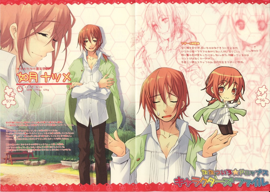 kisaragi natsume, nanatsuiro drops, 00s, :3, chibi, closed eyes, male focus