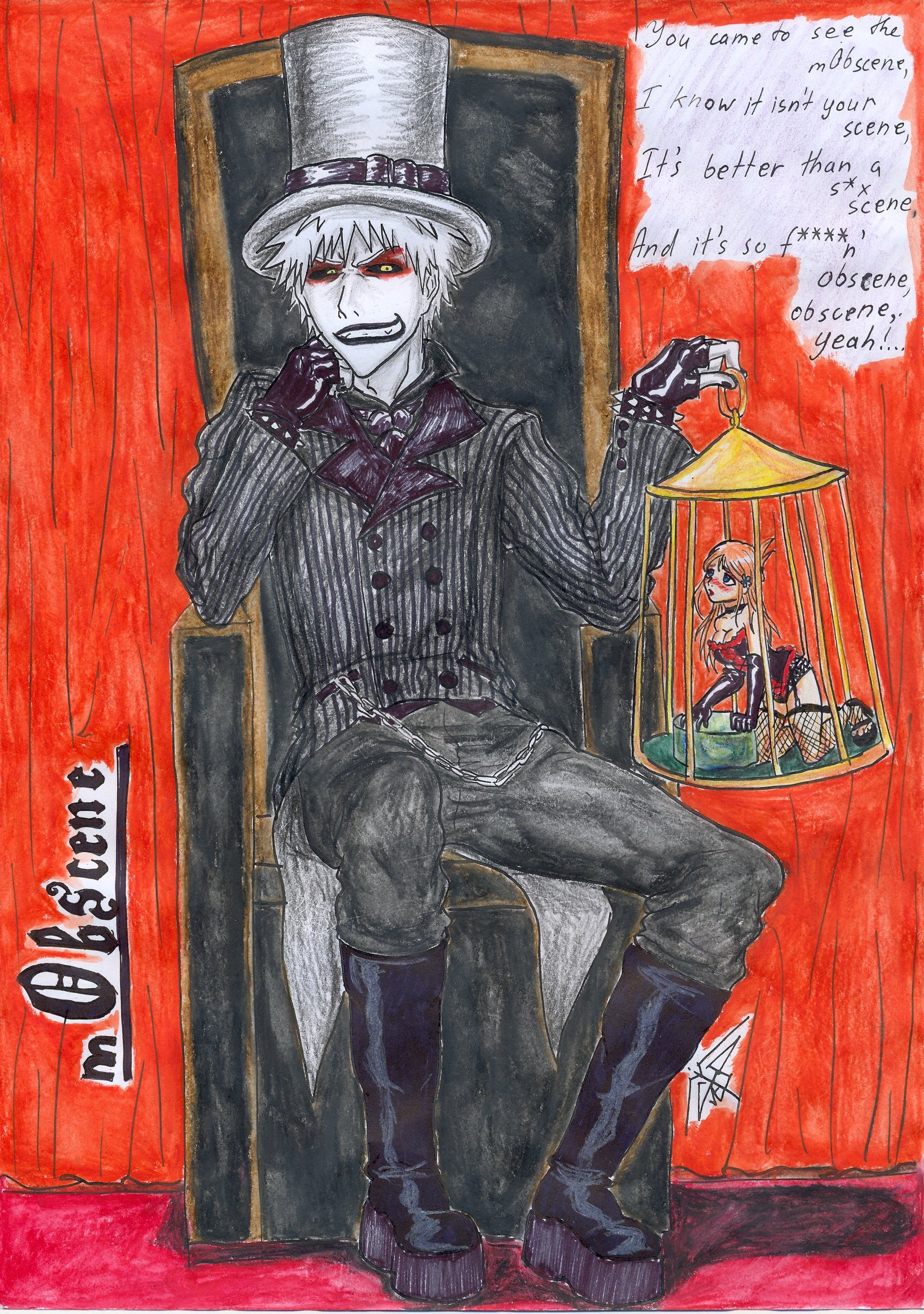 inoue orihime, bleach, marilyn manson, highres, tagme