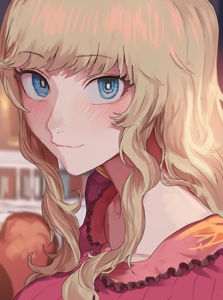 sawarakajin, ohtsuki yui, idolmaster, idolmaster cinderella girls, tagme, 1girl, blonde hair