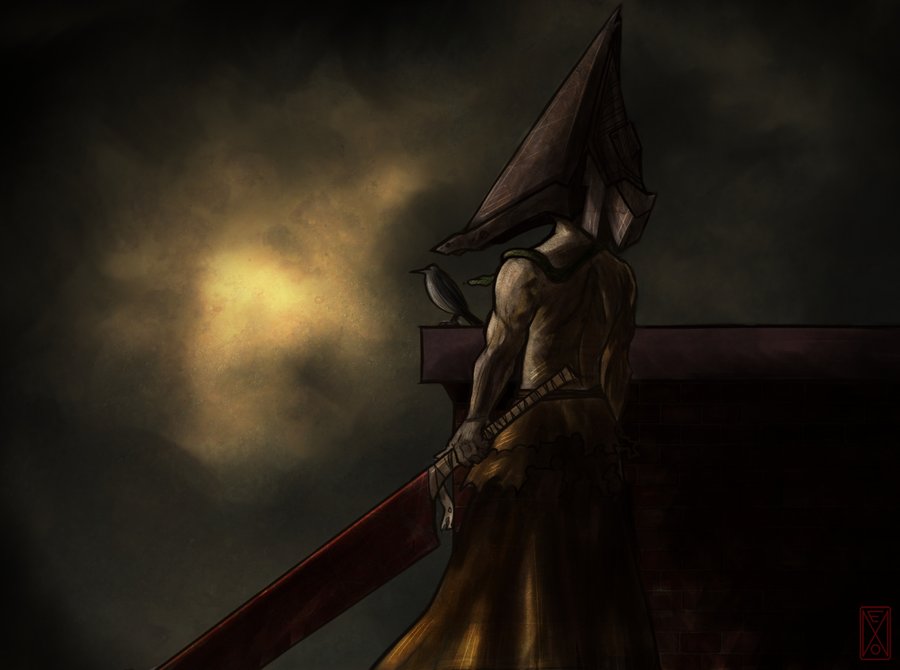 neonirvana, pyramid head, silent hill, silent hill (series), non-web source, tagme, no humans, solo, topless male, xuchilbara
