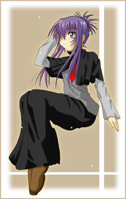 chikage (sister princess), sister princess, tagme, 00s, necktie, purple hair