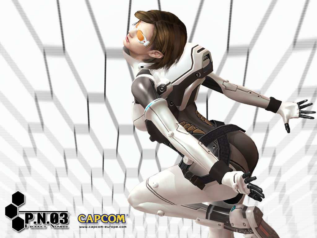 vanessa z schneider, nintendo, p.n.03, pn03, 1girl, ass, bodysuit, brown hair, female focus, glasses, solo