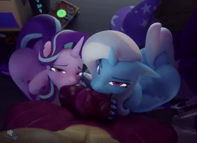 Rule34 – If it exists, there is porn of it / hooves-art, spike (mlp), starlight glimmer, trixie (mlp), trixie lulamoon / 8678706