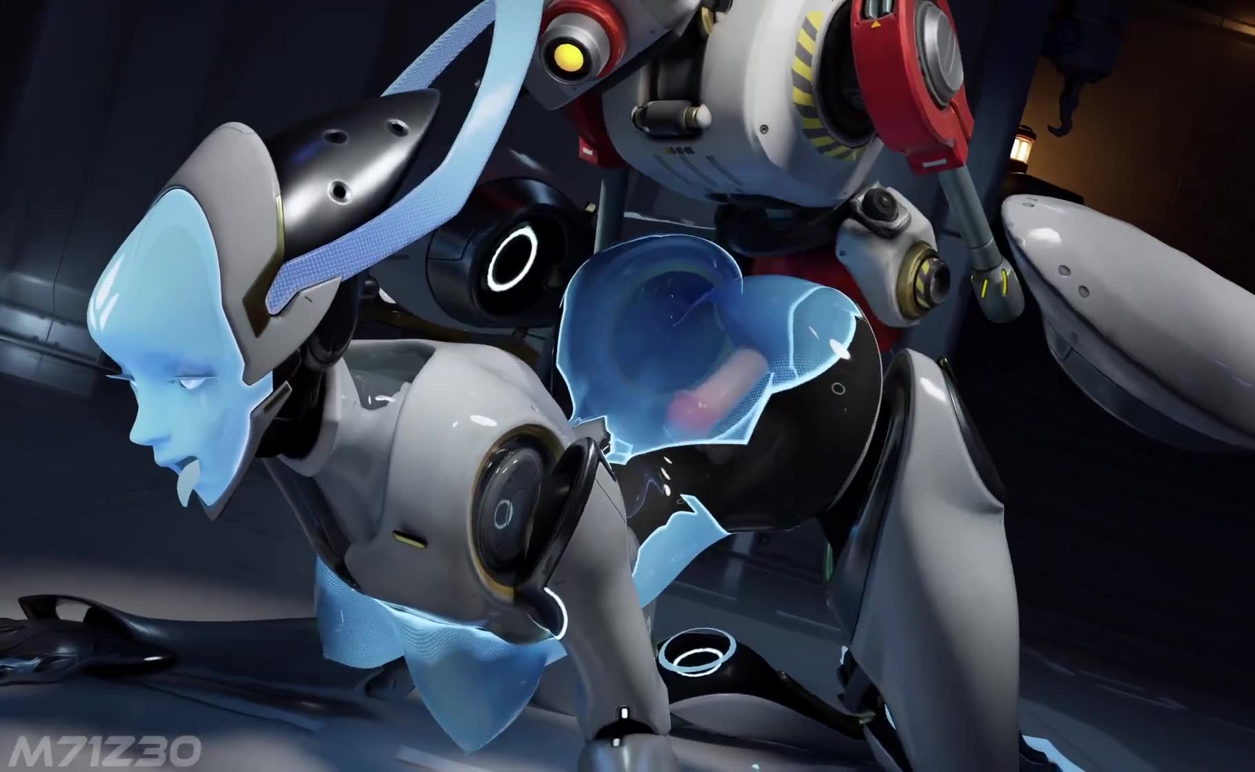 Rule34 – If it exists, there is porn of it / echo (overwatch), training bot (overwatch) / 8678831
