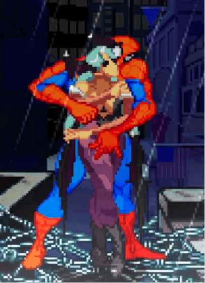Rule34 – If it exists, there is porn of it / morrigan aensland, peter parker, spider-man / 8678863