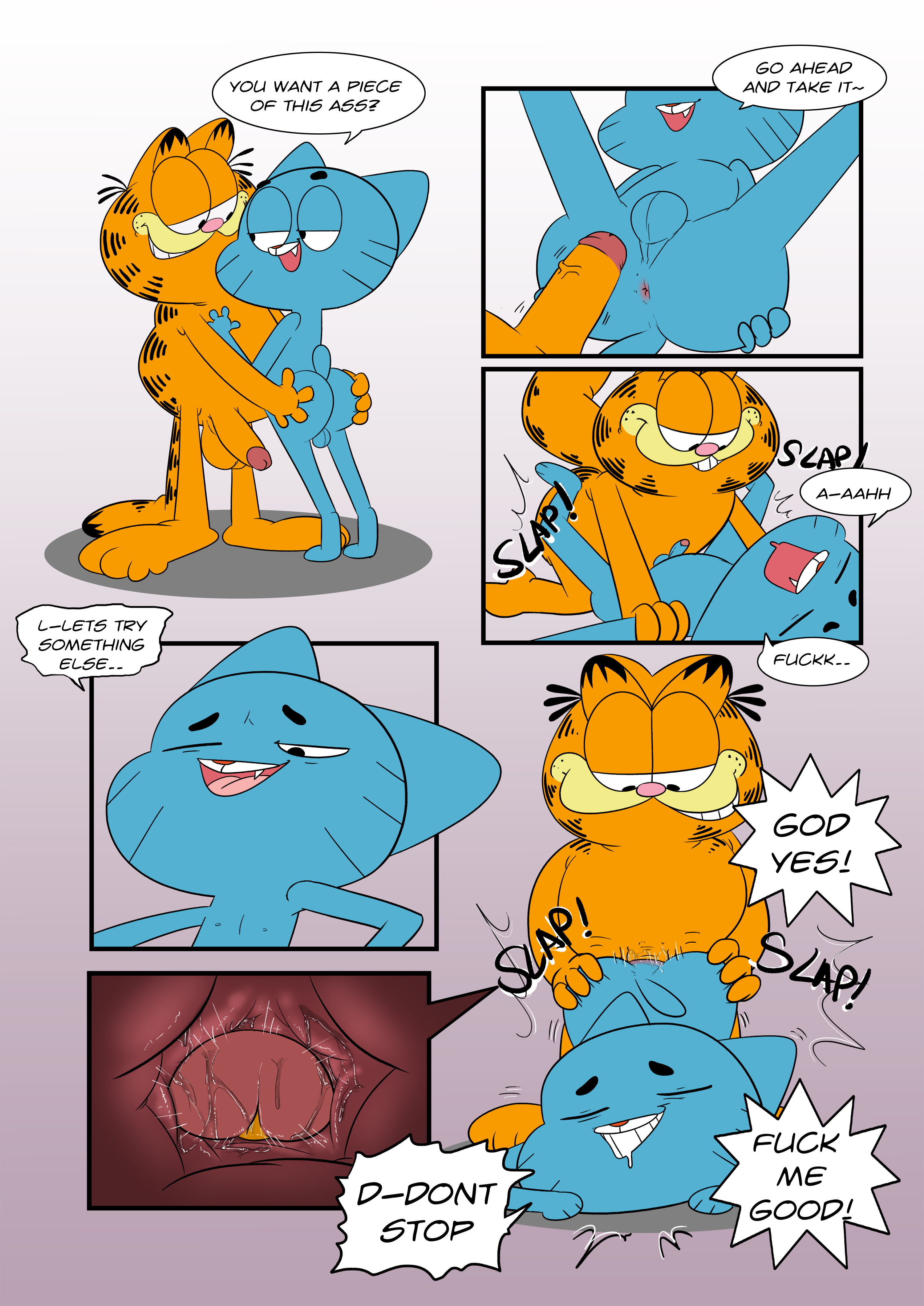 Rule34 – If it exists, there is porn of it / jerseydevil, garfield the cat, gumball watterson / 217875