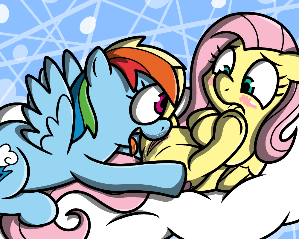 Rule34 – If it exists, there is porn of it / pokefound, fluttershy (mlp), rainbow dash (mlp) / 218055
