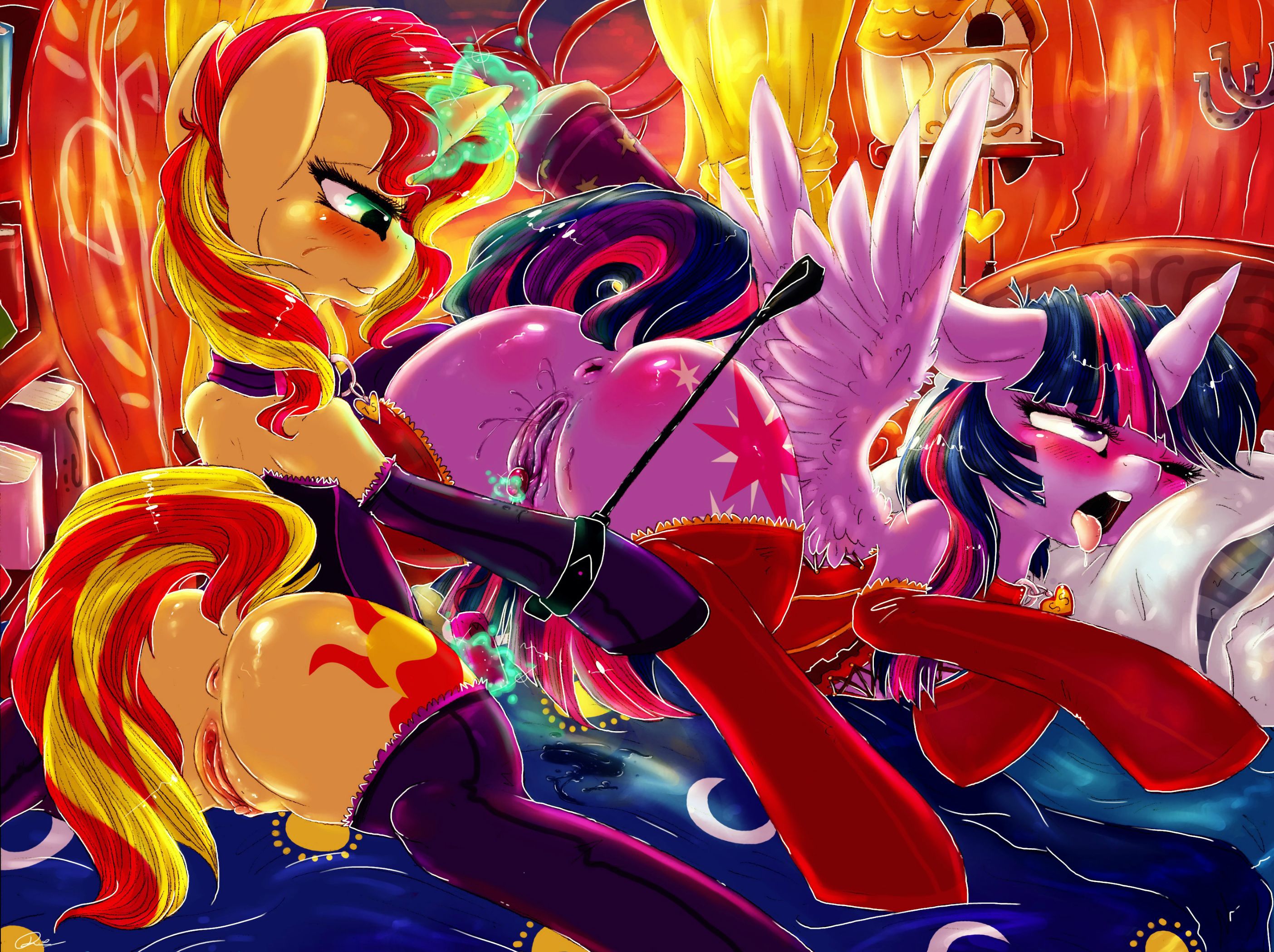 Rule34 – If it exists, there is porn of it / dimwitdog, sunset shimmer, twilight sparkle / 218126