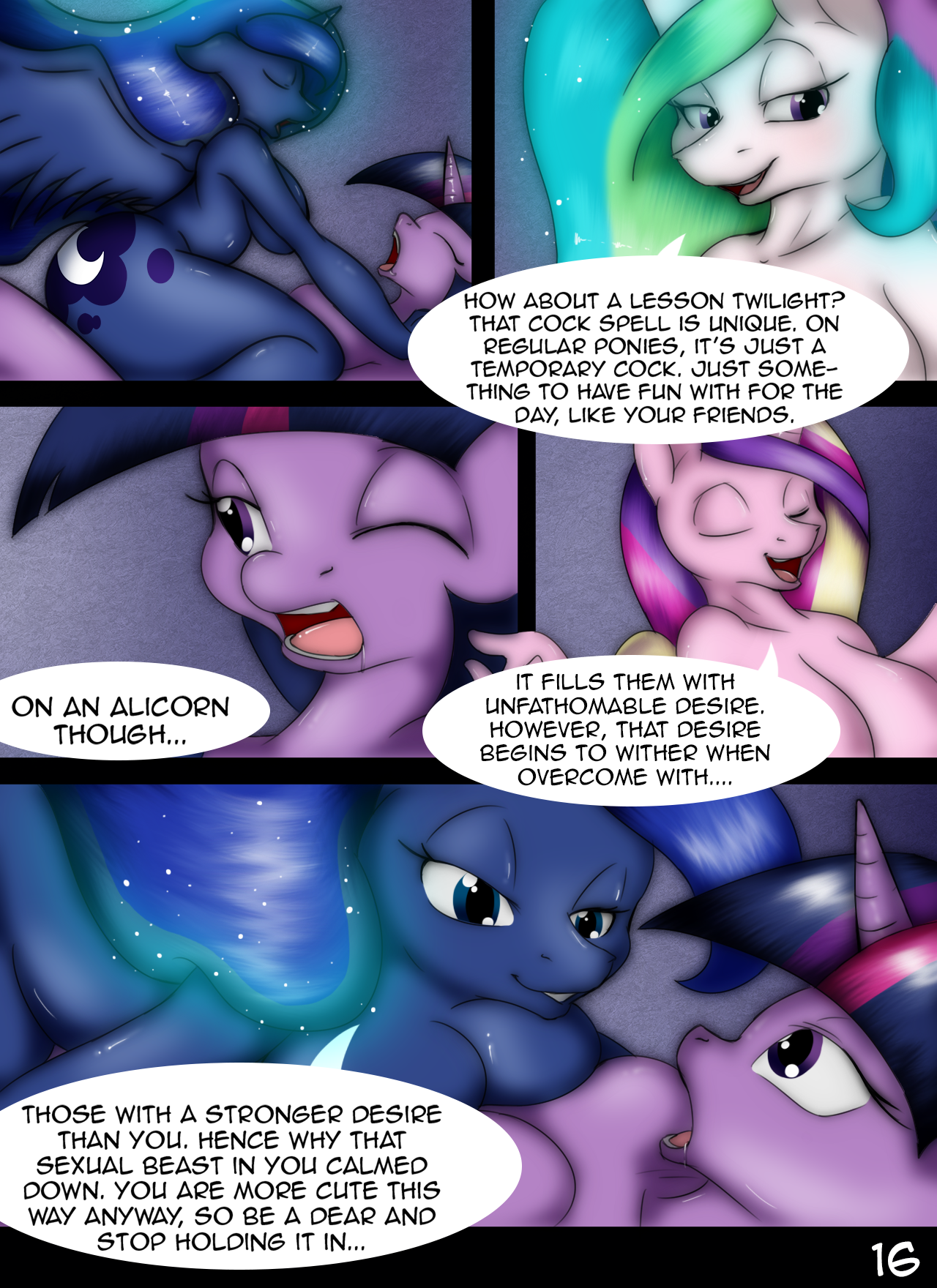 Rule34 – If it exists, there is porn of it / suirano, princess celestia (mlp), princess luna (mlp), twilight sparkle (mlp) / 218447