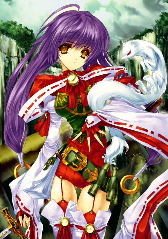 okonogi noi, original, 1girl, fantasy, female focus, solo, sword, weapon