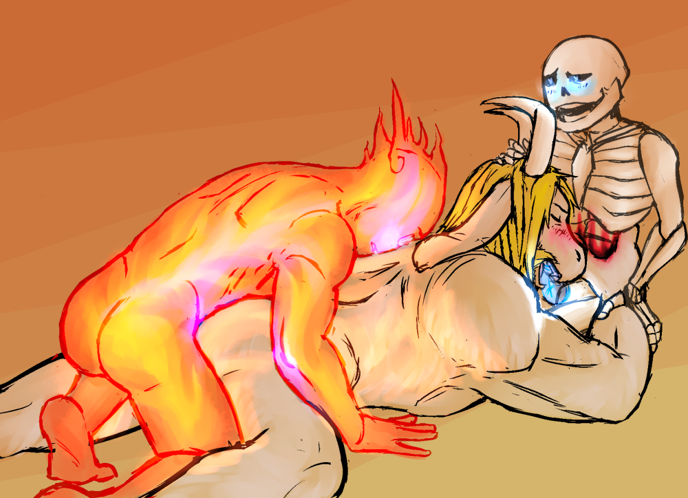 Rule34 – If it exists, there is porn of it / asgore dreemurr, grillby, sans / 219265