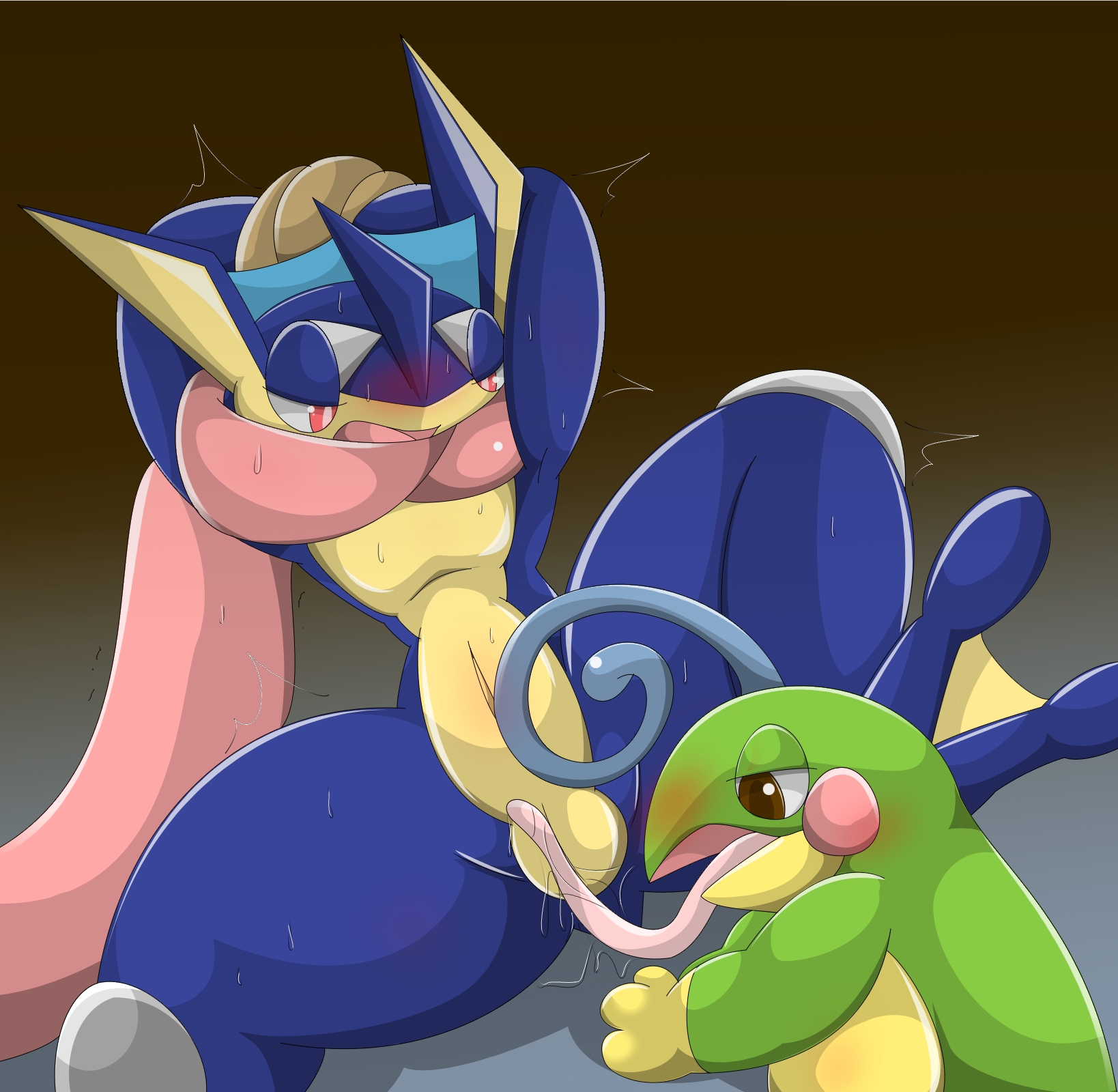 Rule34 – If it exists, there is porn of it / type, greninja, politoed, toad / 219367