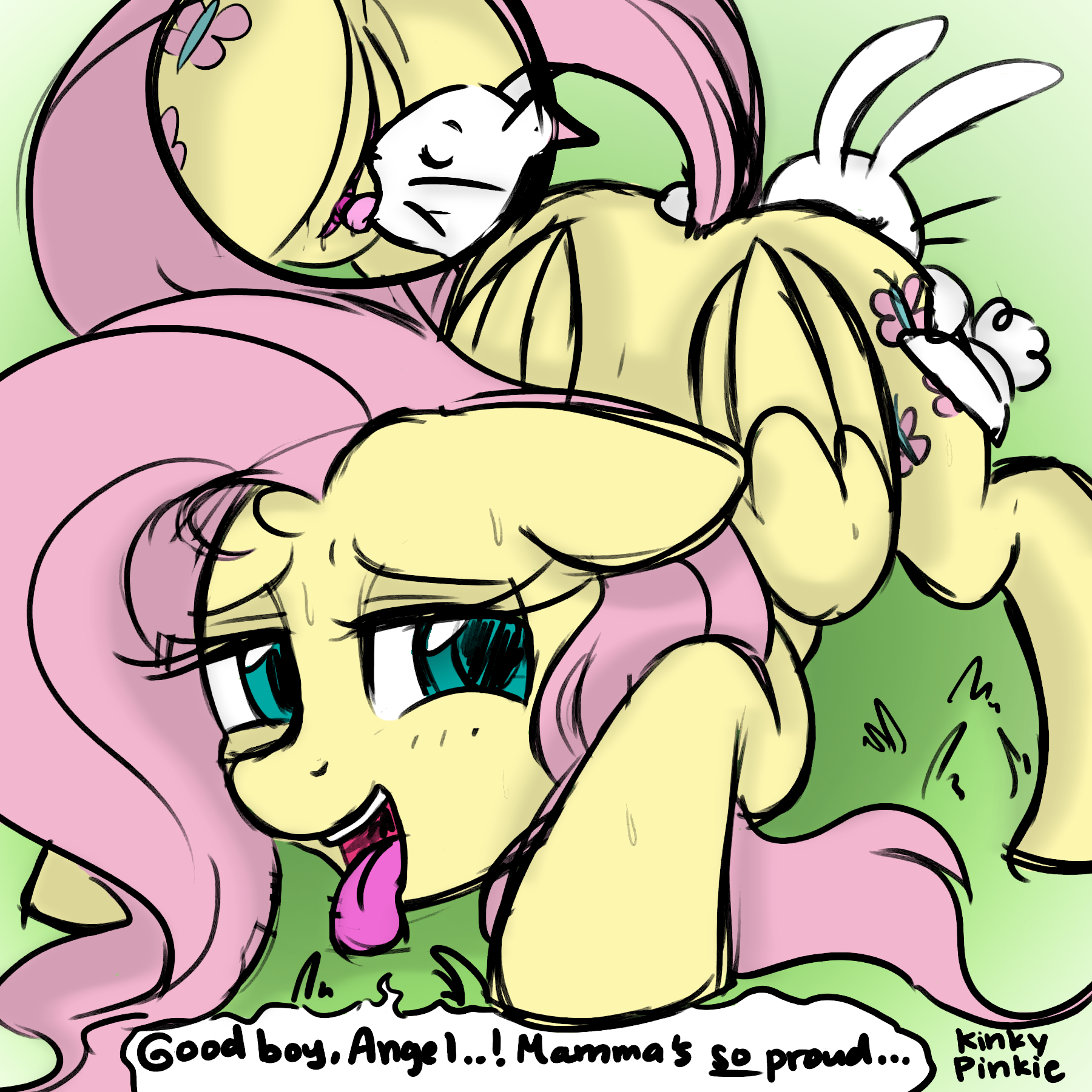 Rule34 – If it exists, there is porn of it / kinkypinkie, angel (mlp), fluttershy (mlp) / 219369