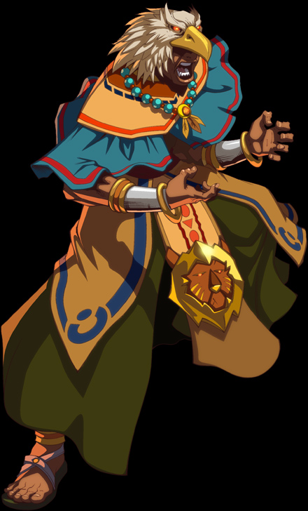 juju, kongai, tagme, male focus, open mouth, solo, talisman, tiki villagers, voodoo