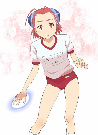 puppe, ryuushou, capella titis, tetsuwan birdy, tetsuwan birdy decode, 00s, antenna hair, buruma, gym uniform