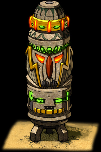 kongai, stone, lowres, black background, crack, glowing, no humans, simple background, totem