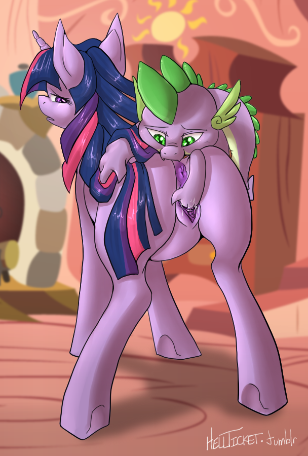 Rule34 – If it exists, there is porn of it / hellticket, spike (mlp), twilight sparkle (mlp) / 221345