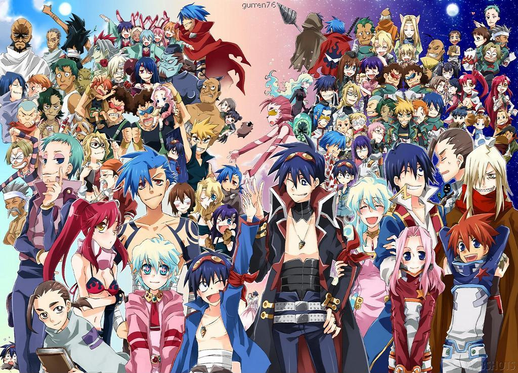 simon (ttgl), yoko littner, tengen toppa gurren lagann, tagme, 00s, everyone, ttgl
