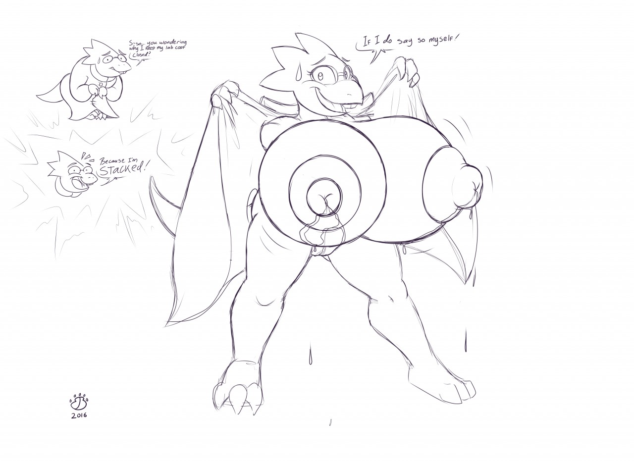 Rule34 – If it exists, there is porn of it / badgerben, alphys / 221548