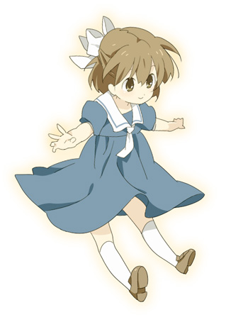 hayato (meromoni), okazaki ushio, clannad, lowres, 00s, brown eyes, brown hair, child, male focus, school uniform, short hair, solo
