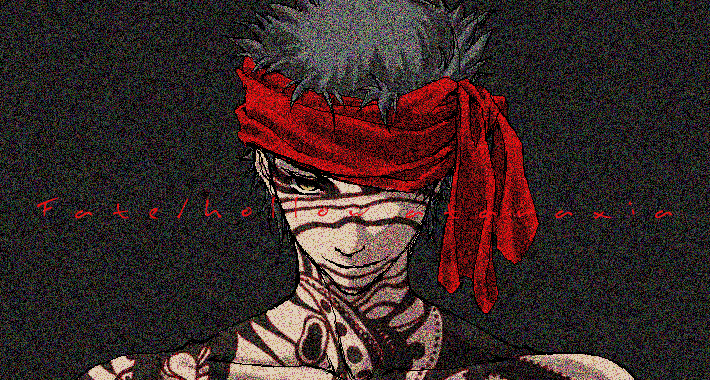 angra mainyu (fate), fate/hollow ataraxia, fate/stay night, fate (series), 00s, male focus, tattoo