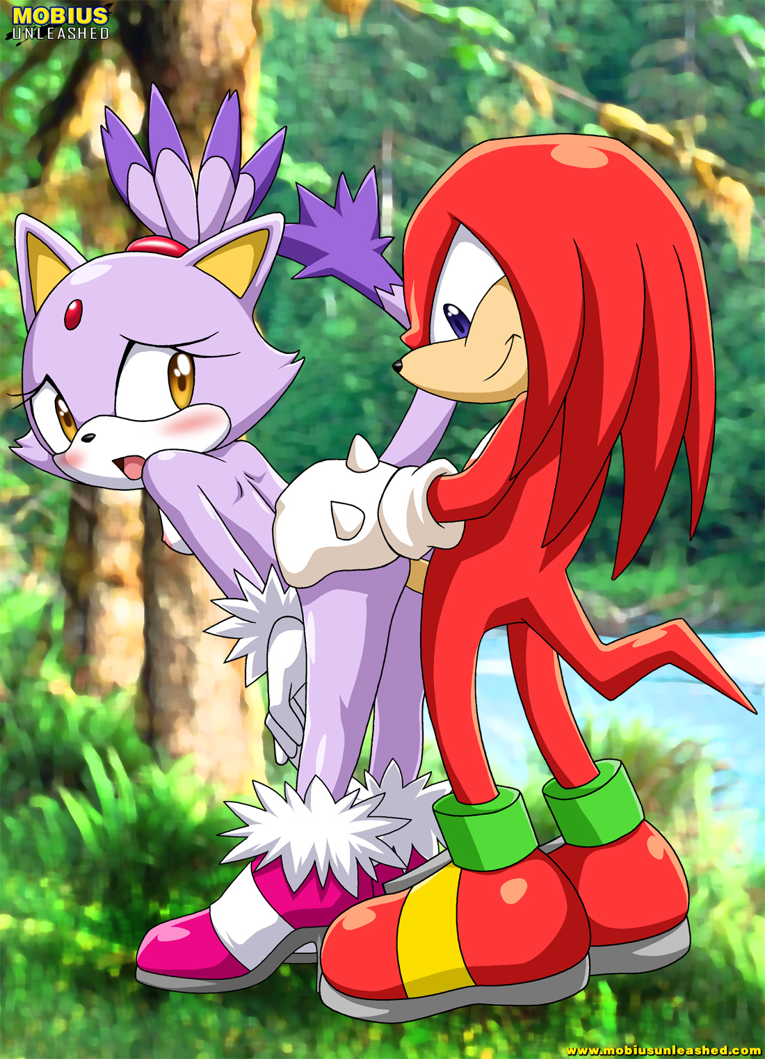 Rule34 – If it exists, there is porn of it / bbmbbf, palcomix, blaze the cat, knuckles the echidna / 221794