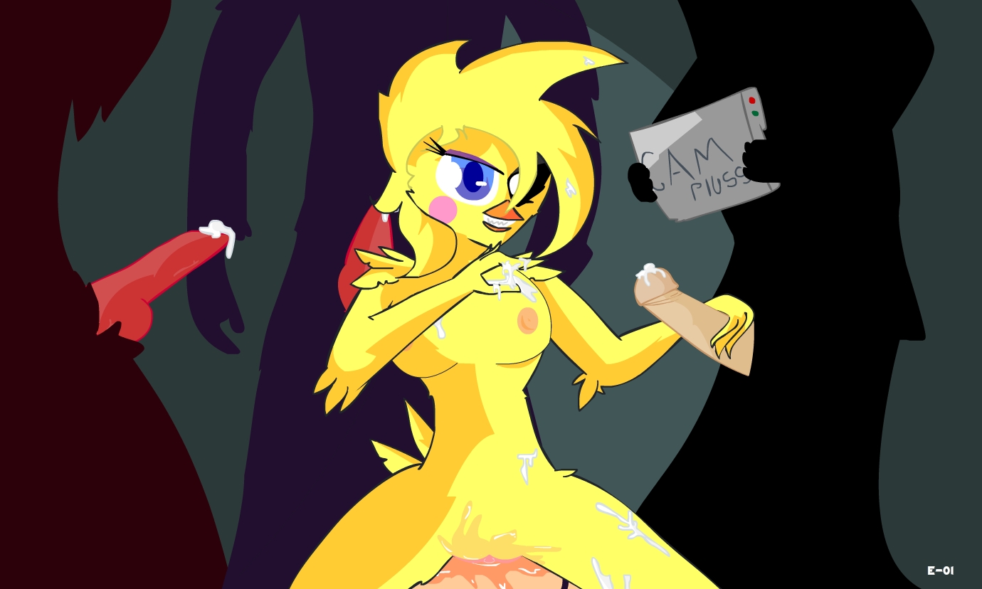 Rule34 – If it exists, there is porn of it / e-01 (artist), bonnie (fnaf), chica (fnaf), foxy (fnaf), toy chica (fnaf) / 221845