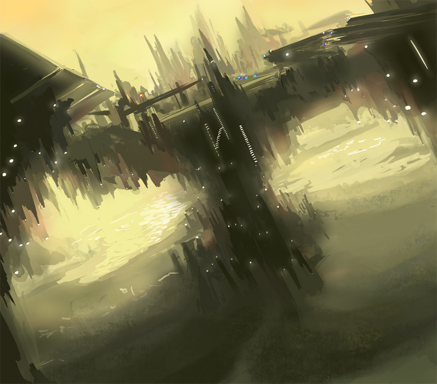 utsuro ku, original, light, bad id, bad pixiv id, tagme, city, scenery, water