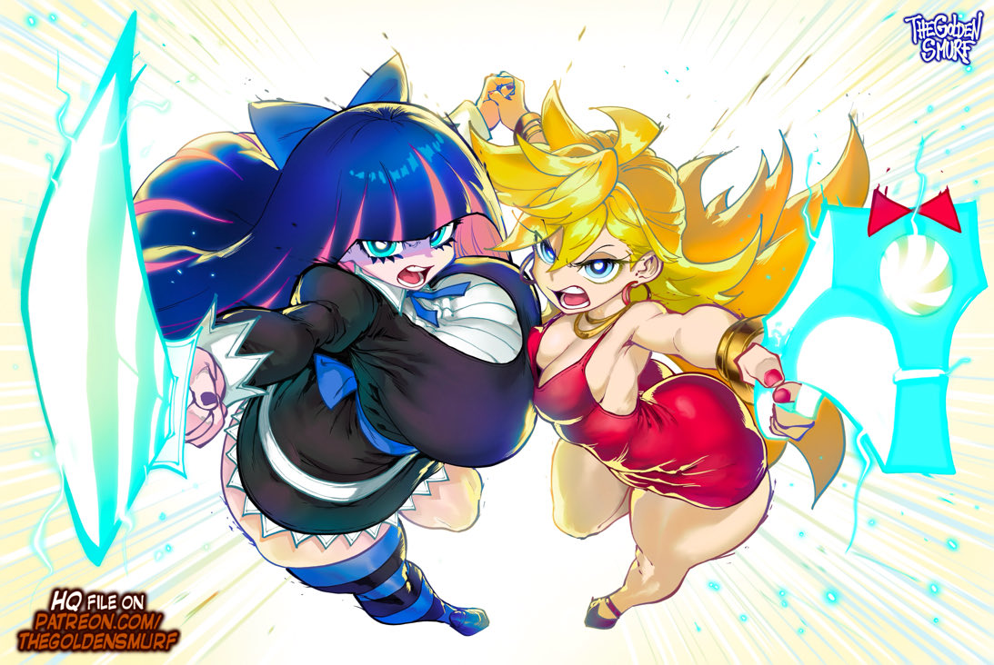 Rule34 – If it exists, there is porn of it / thegoldensmurf, panty anarchy, stocking anarchy / 8680021