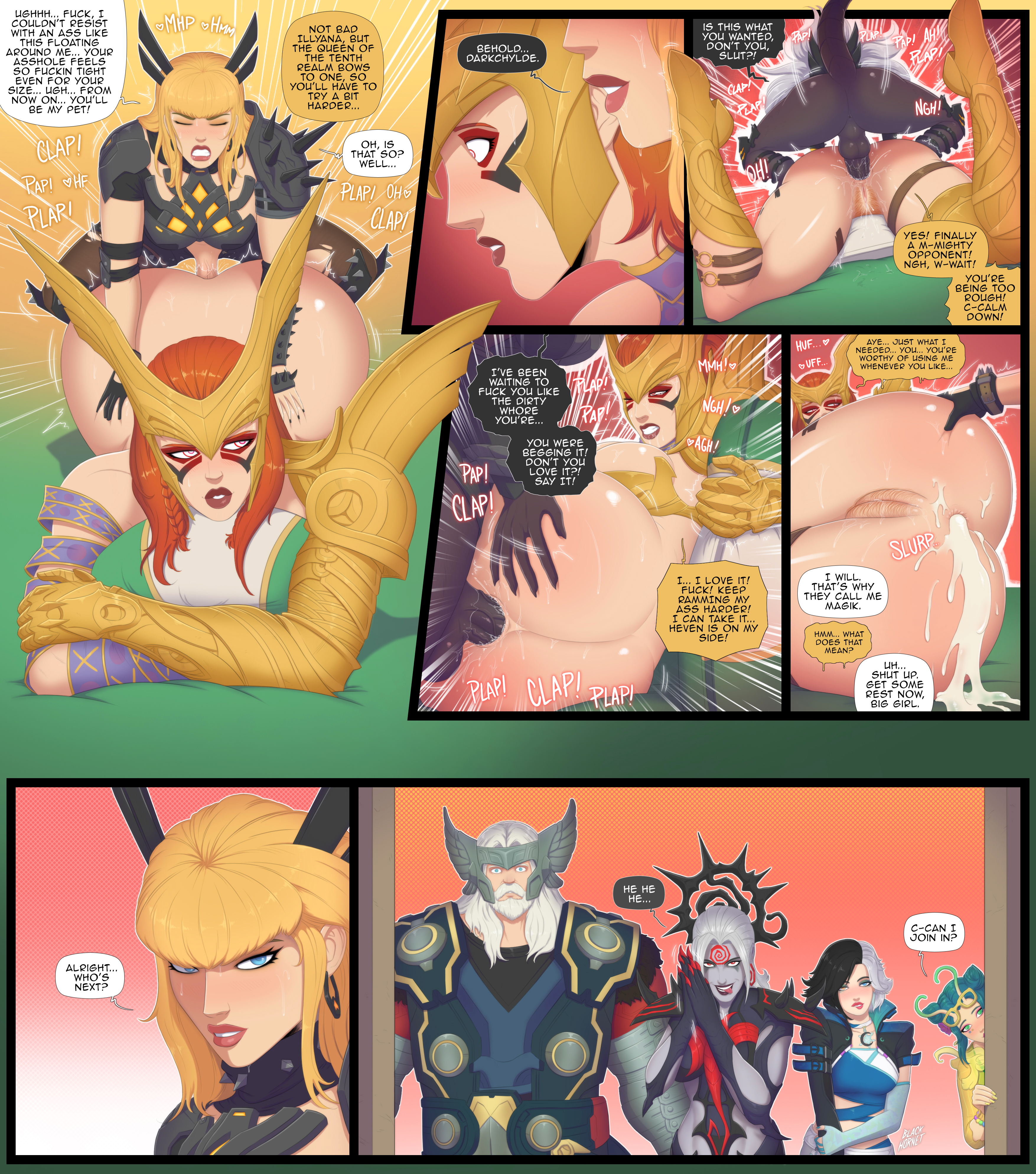 Rule34 – If it exists, there is porn of it / darkchylde, hela, luna snow, magik (illyana rasputin), mantis (marvel), thor (marvel) / 8680389