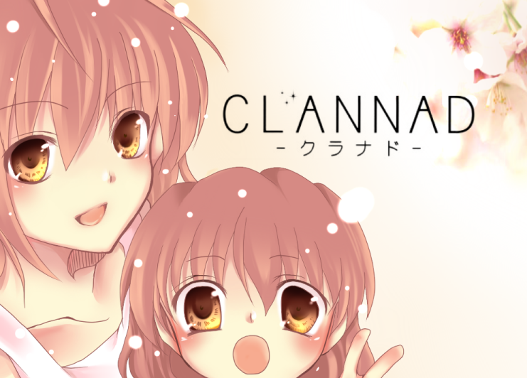 dango (airdanngo), furukawa nagisa, okazaki ushio, clannad, 00s, 2girls, bad anatomy, brown eyes, brown hair, child, multiple girls, open mouth, poorly drawn, short hair, v