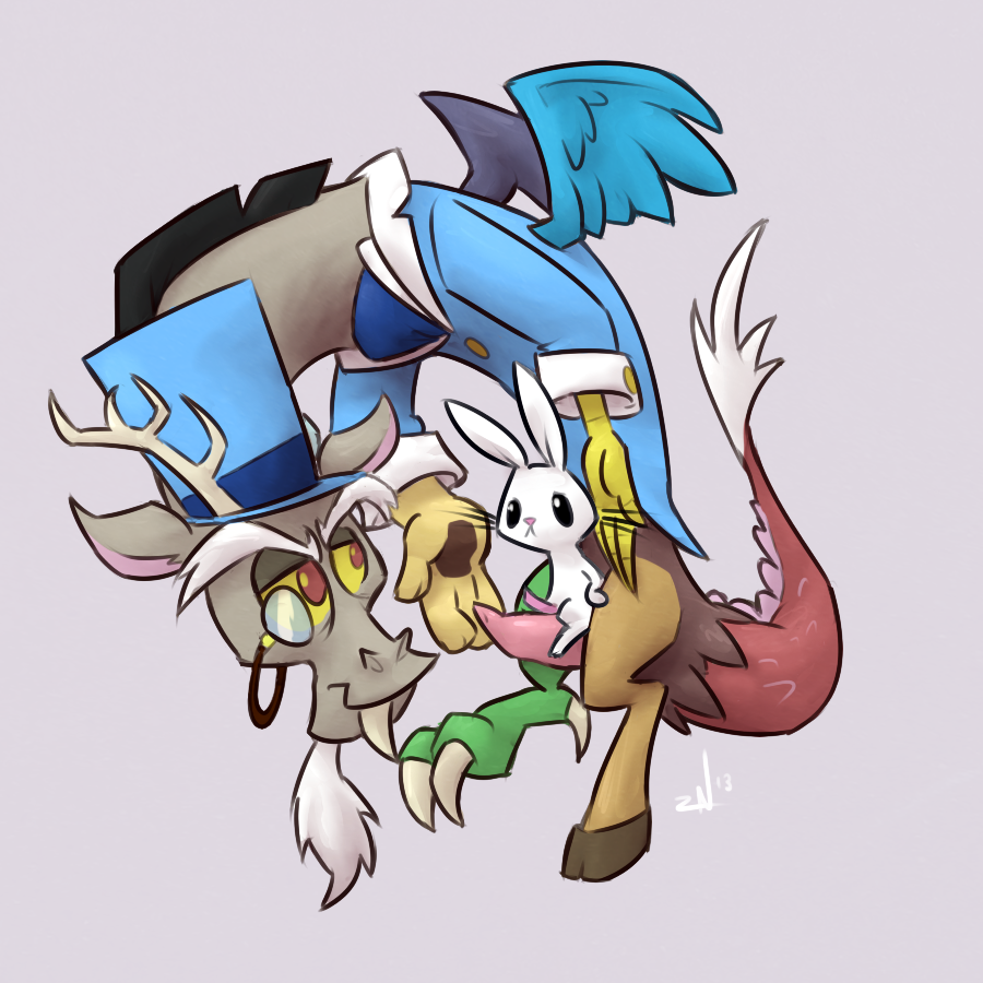 Rule34 – If it exists, there is porn of it / angel (mlp), discord (mlp) / 223148