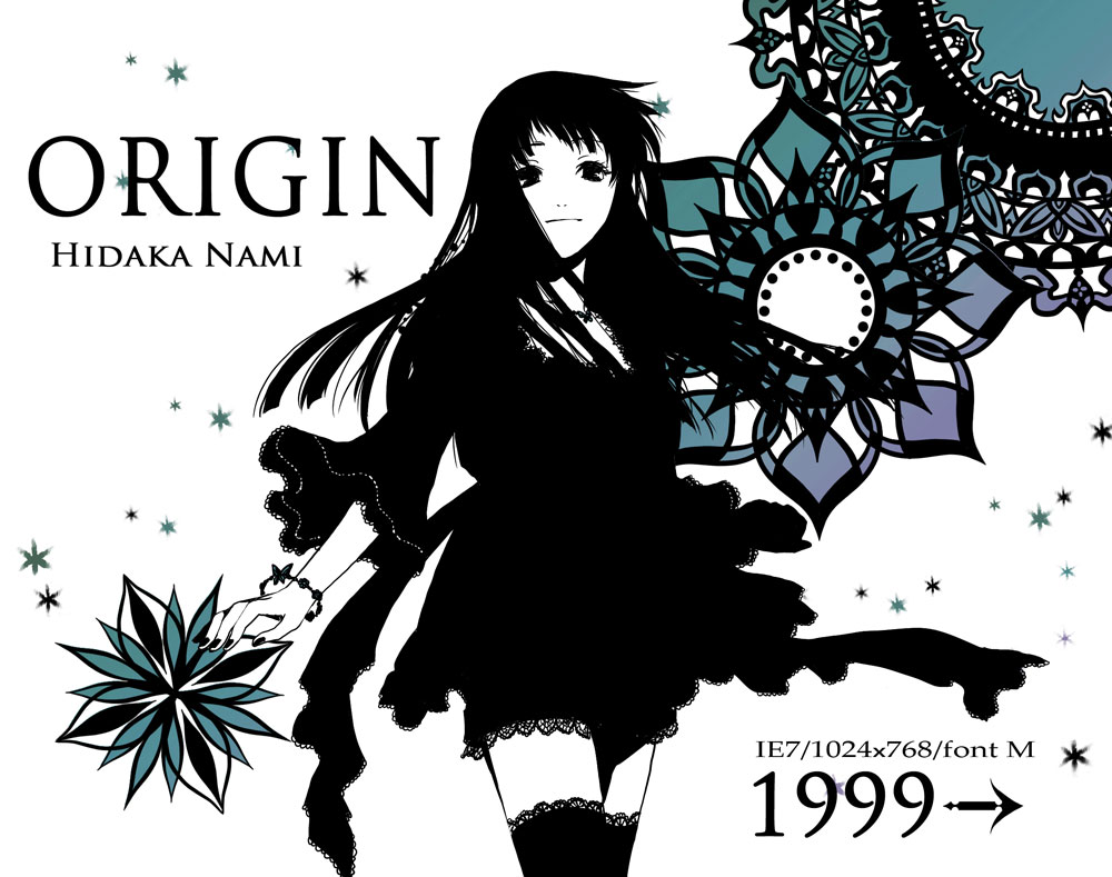 hidaka nami, nami (aprico), nami (pixiv456219), bad id, bad pixiv id, black hair, bracelet, jewelry, long hair, solo, thighhighs, zettai ryouiki
